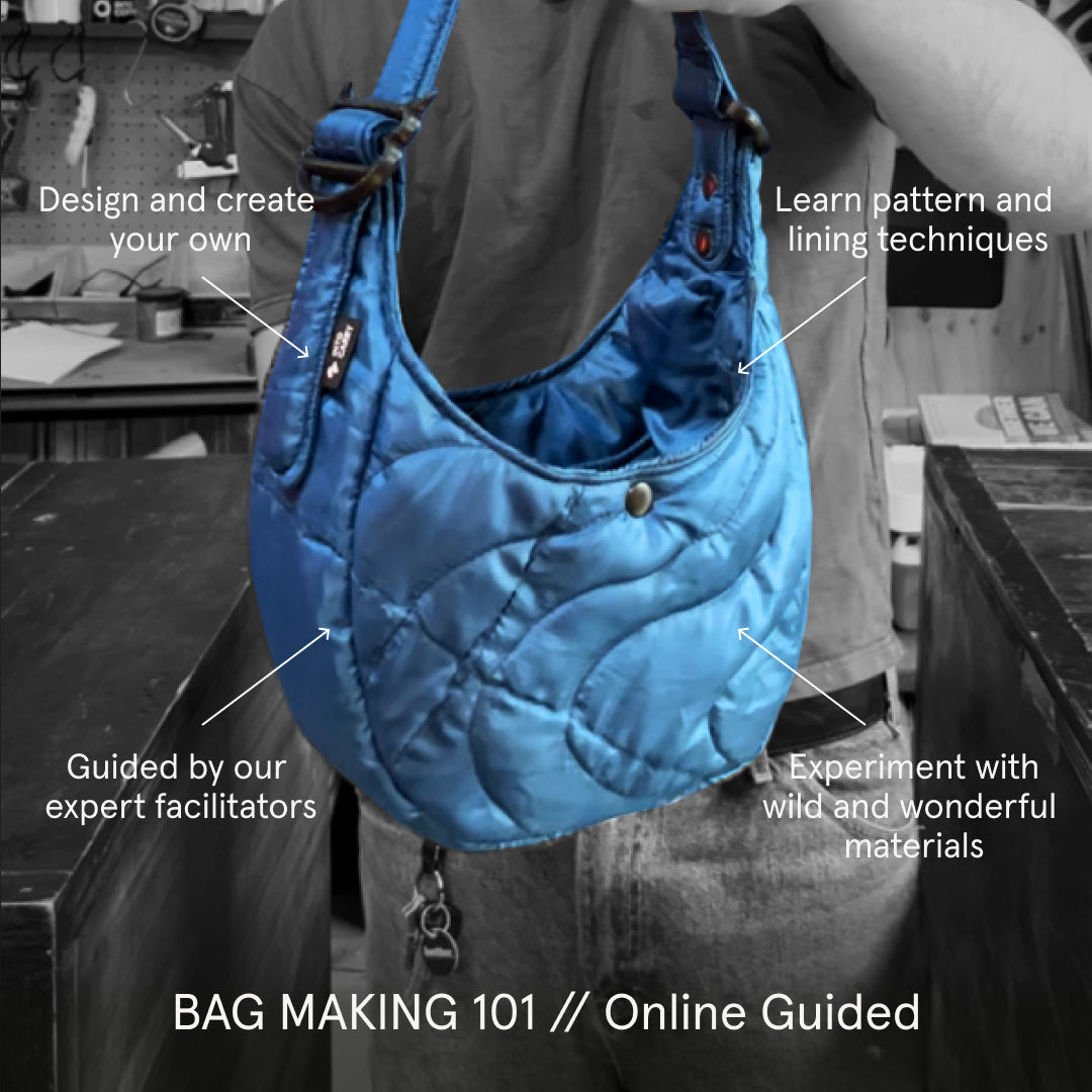 CURVED BAG MAKING // Self Guided Course