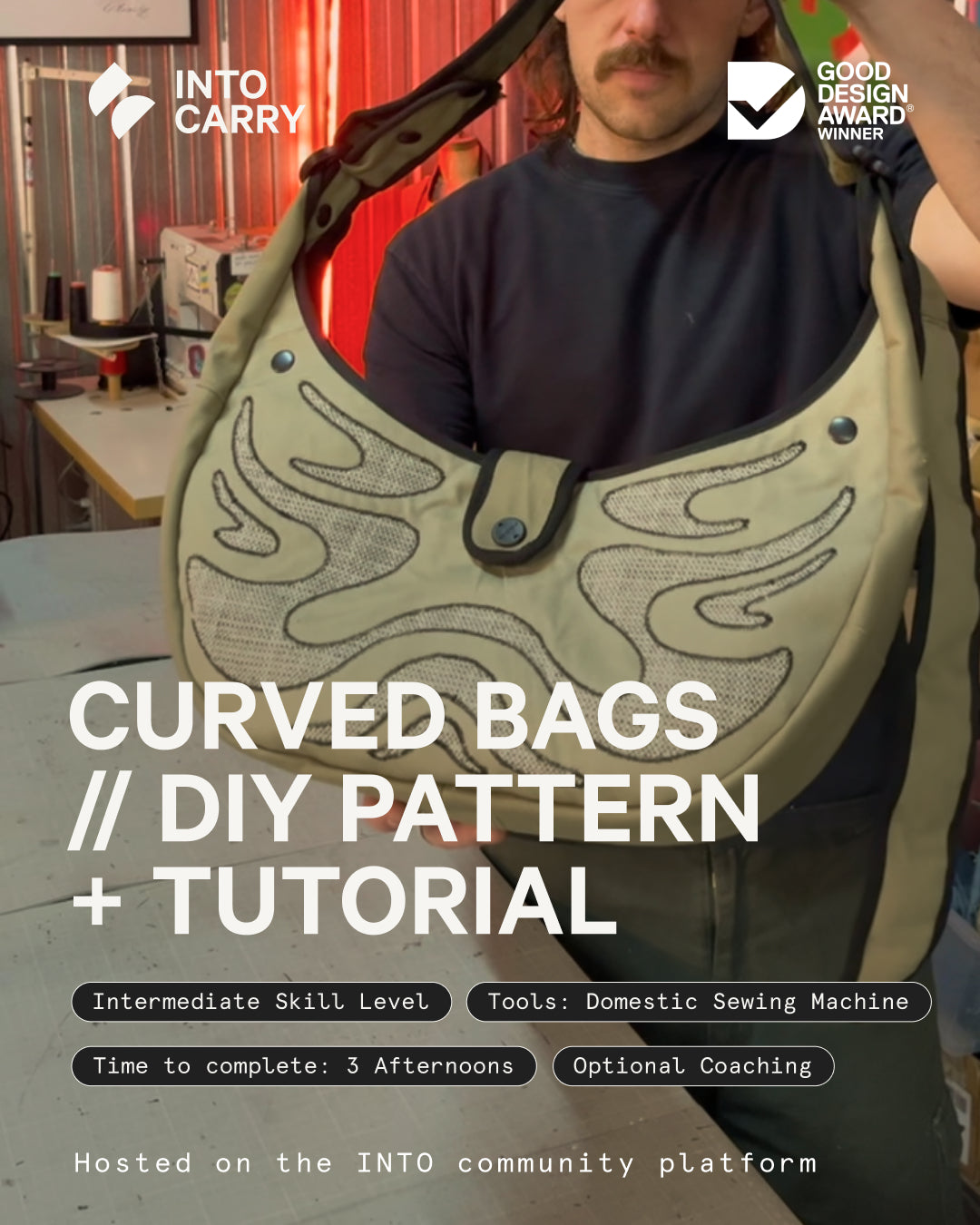 CURVED BAG MAKING // Self Guided Course