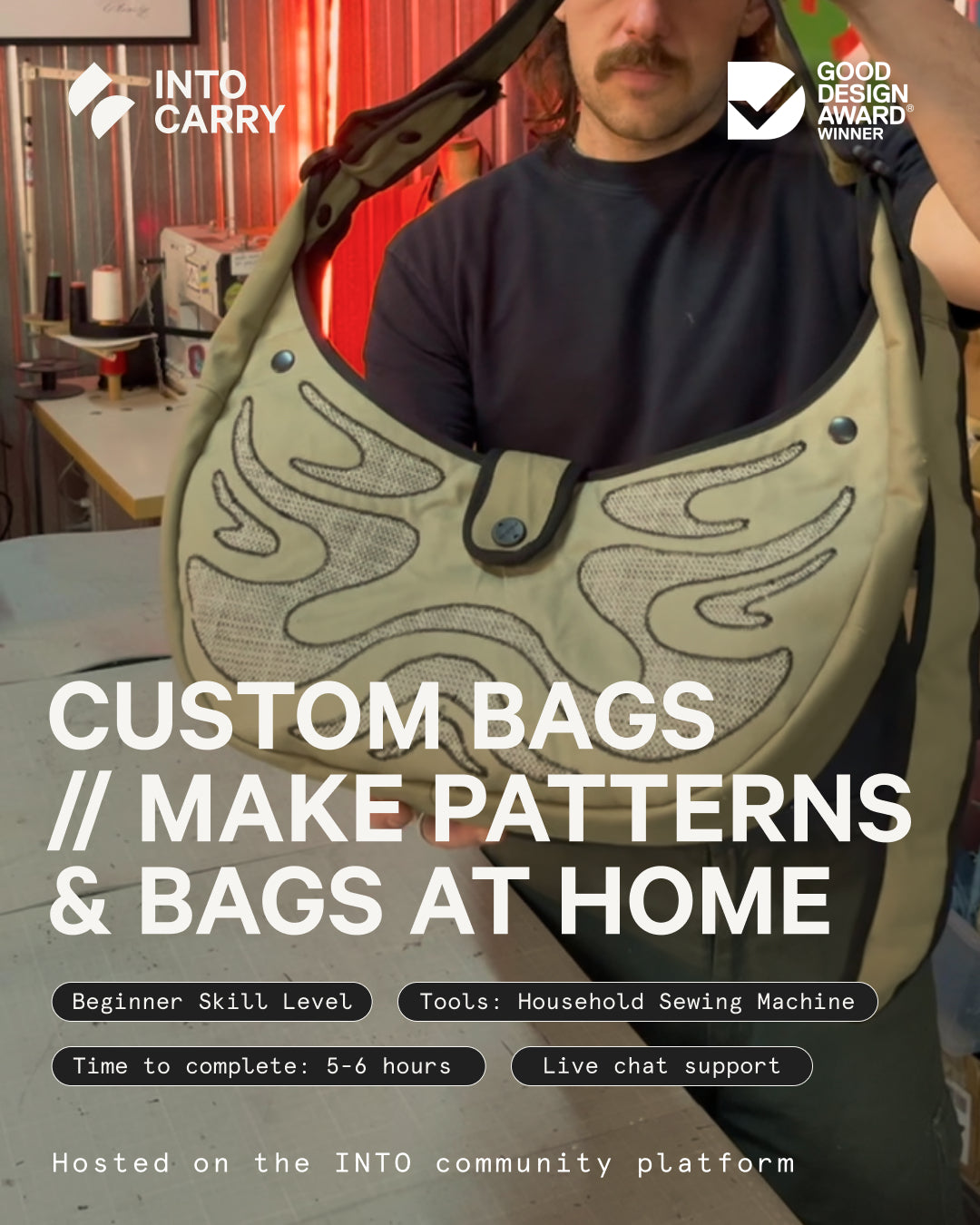 CUSTOM BAG MAKING // Make patterns & bags at home