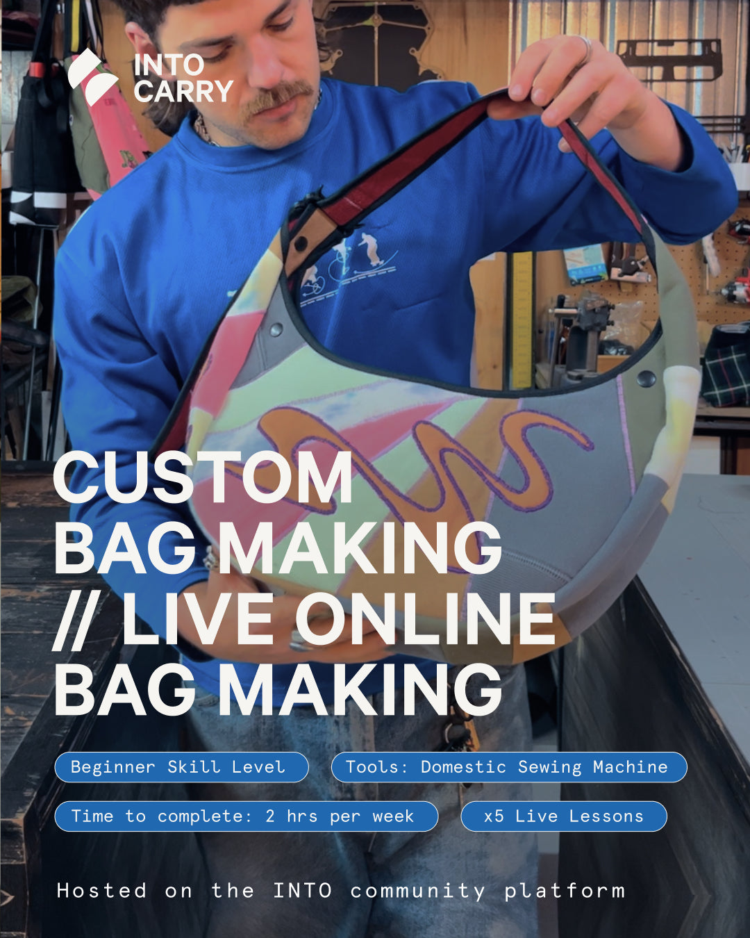 CUSTOM BAG MAKING // Expert Guided Course