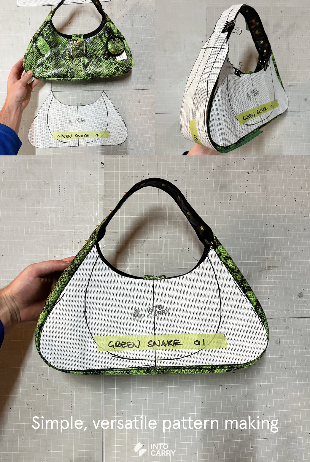 CUSTOM BAG MAKING // Make patterns & bags at home