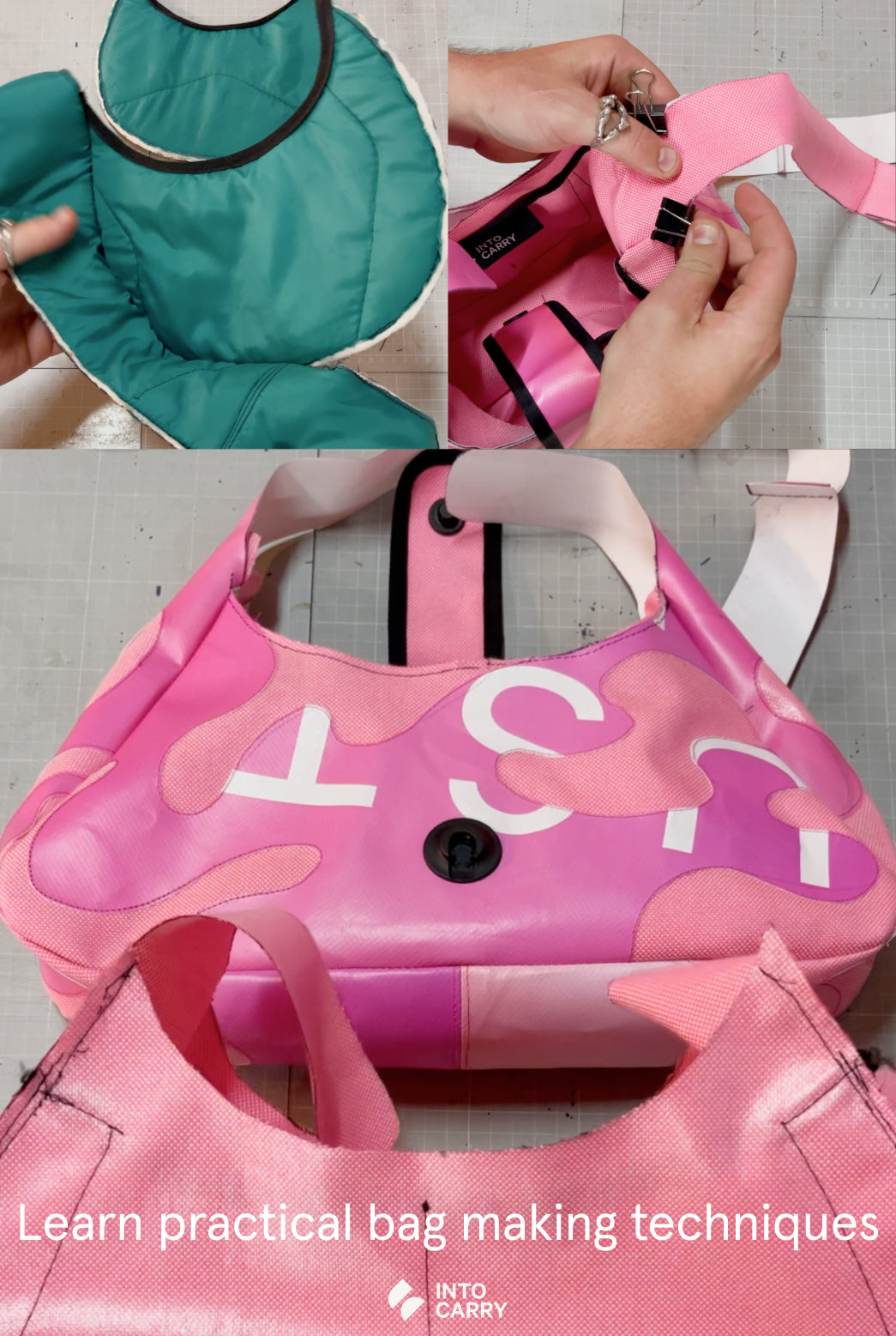 CUSTOM BAG MAKING // Make patterns & bags at home