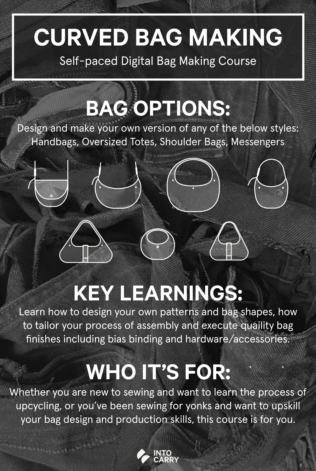 CUSTOM BAG MAKING // Make patterns & bags at home