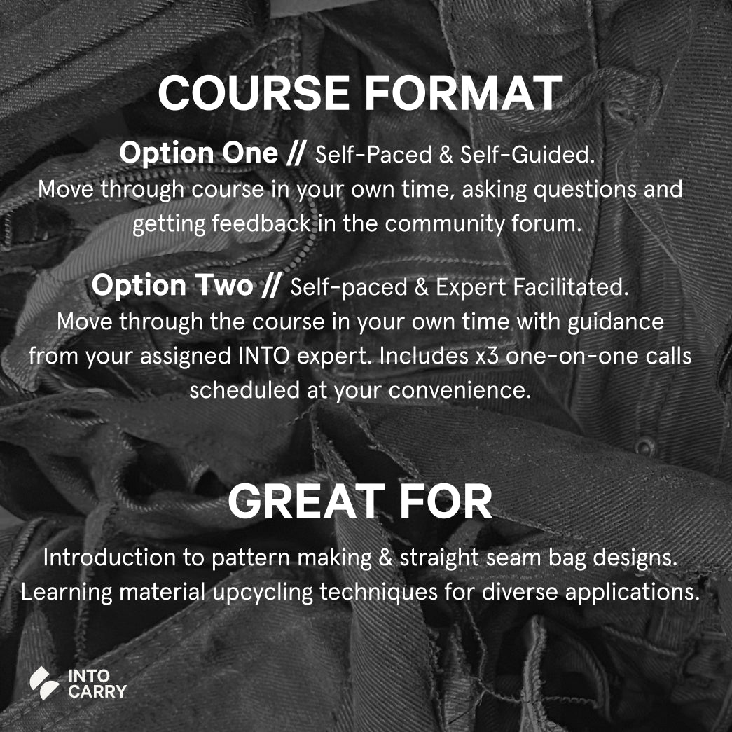 STRAIGHT EDGE BAGS // DIY Pattern + Tutorial