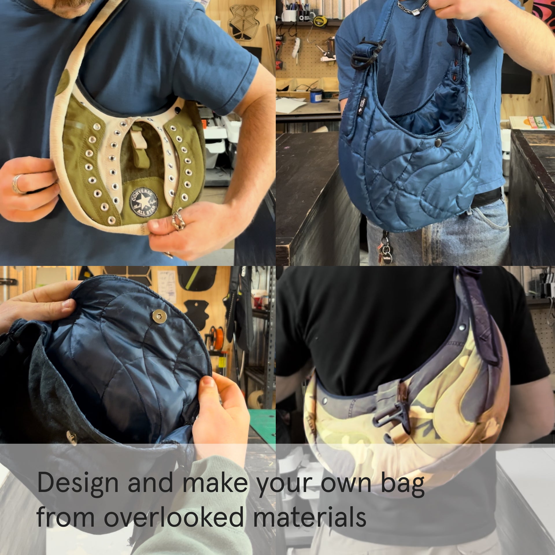CURVED BAG MAKING // Self Guided Course
