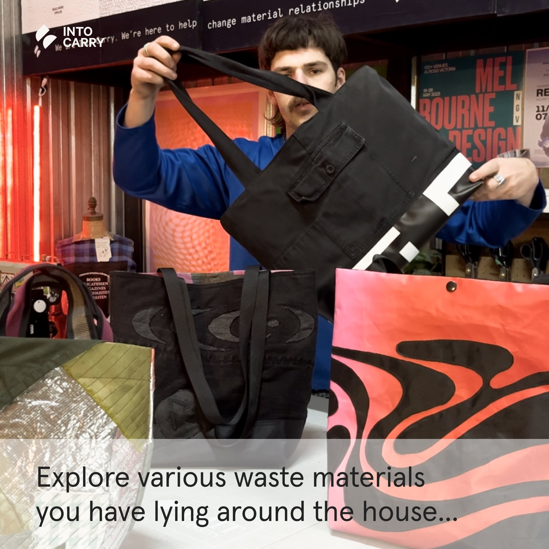 STRAIGHT EDGE BAGS // DIY Pattern + Tutorial