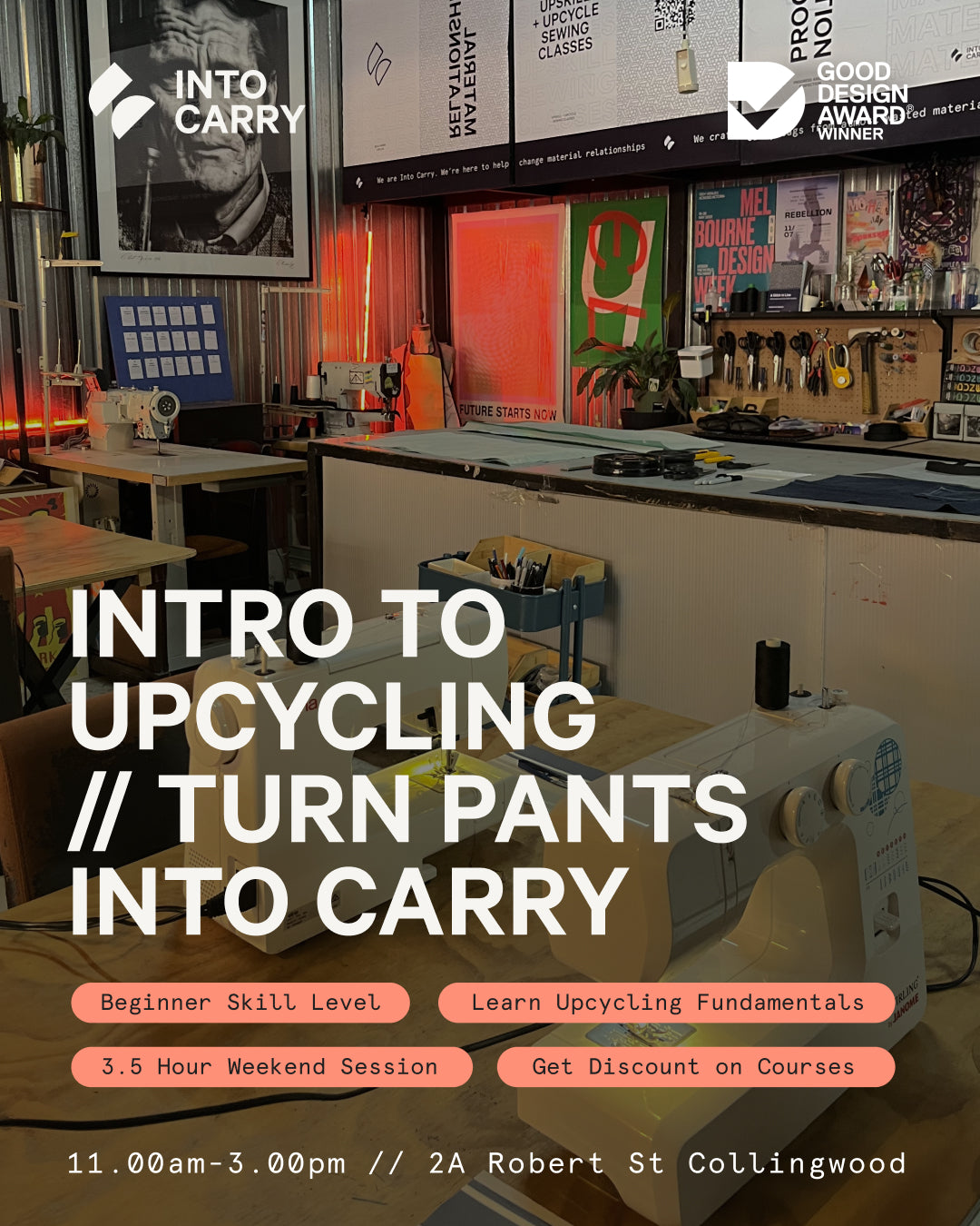 Intro to Upcycling // Half Day Bag Making