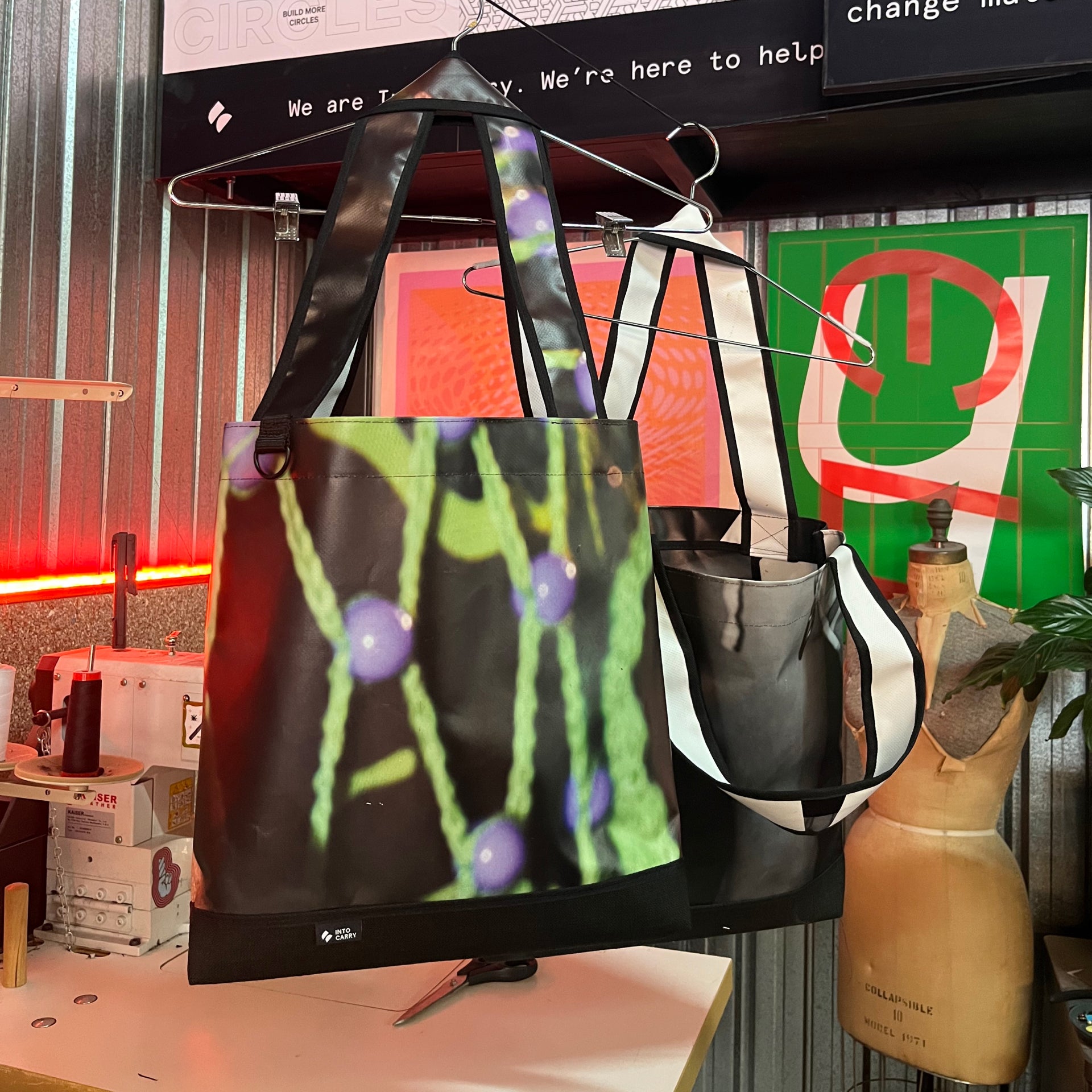 STRAIGHT EDGE BAGS // DIY Pattern + Tutorial