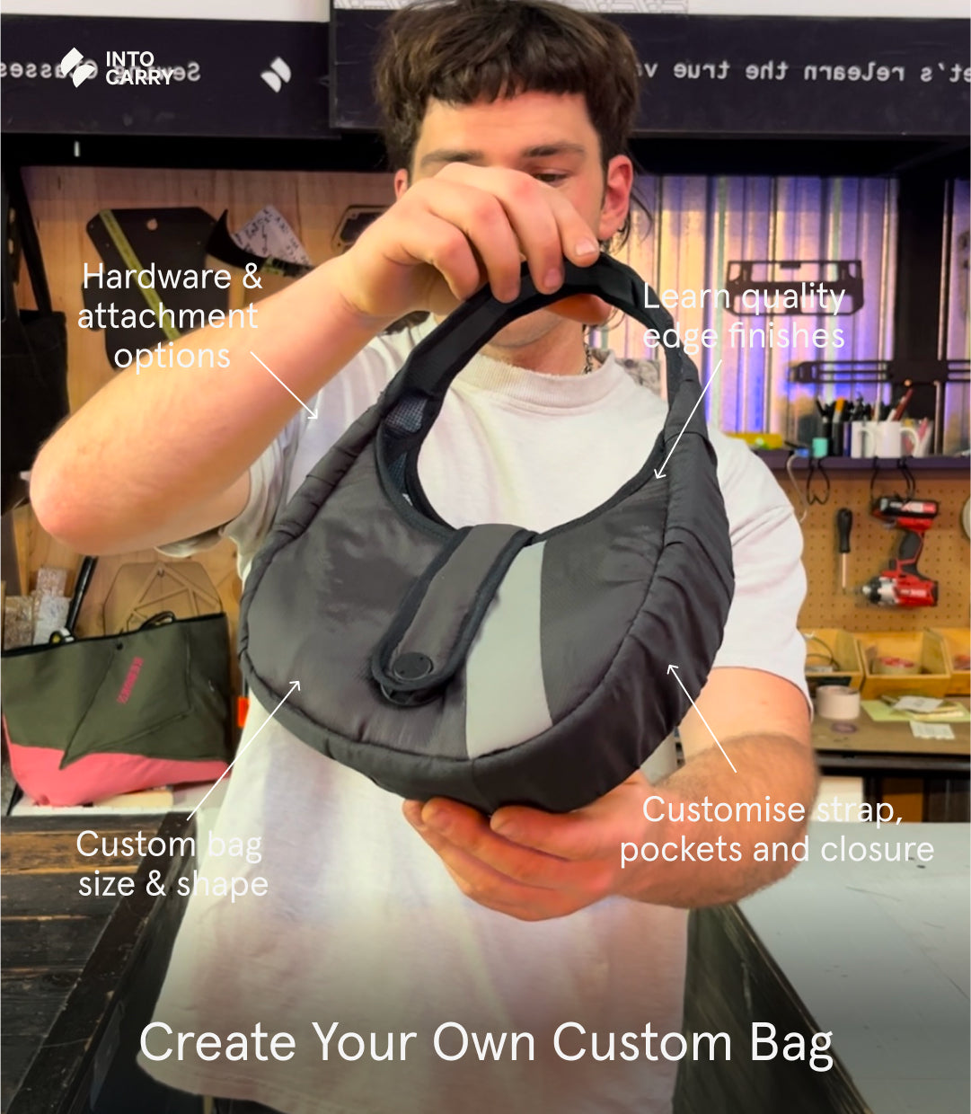 CURVED BAG MAKING // Five Sessions of Guided Bag Making