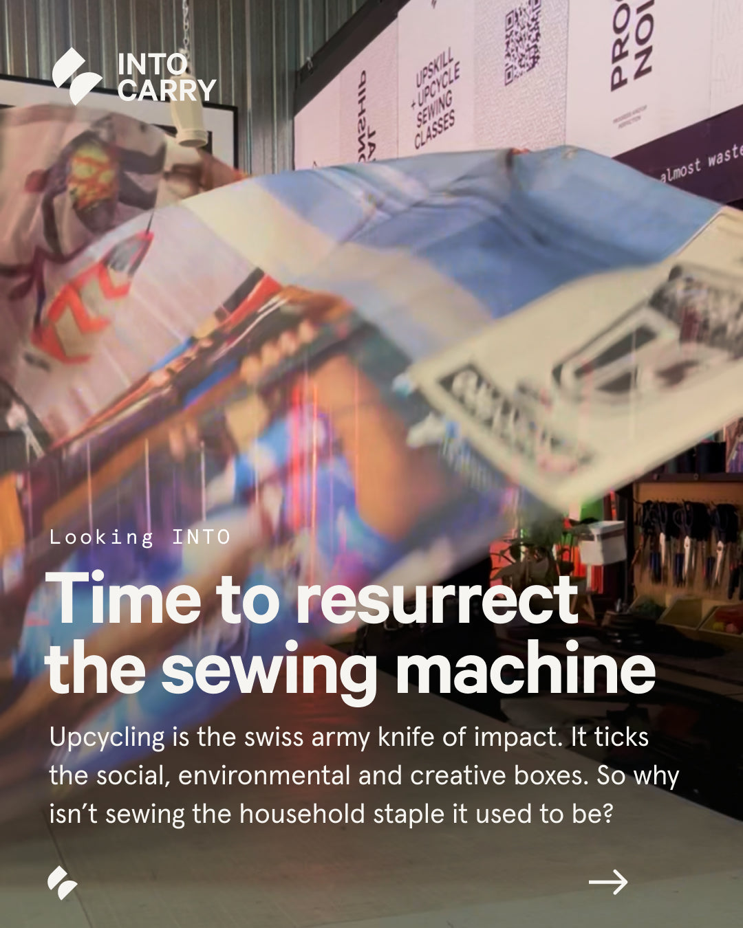 Time to resurrect the sewing machine...