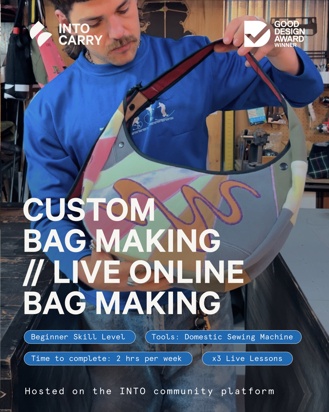 CUSTOM BAG MAKING // Expert Guided Online Classes