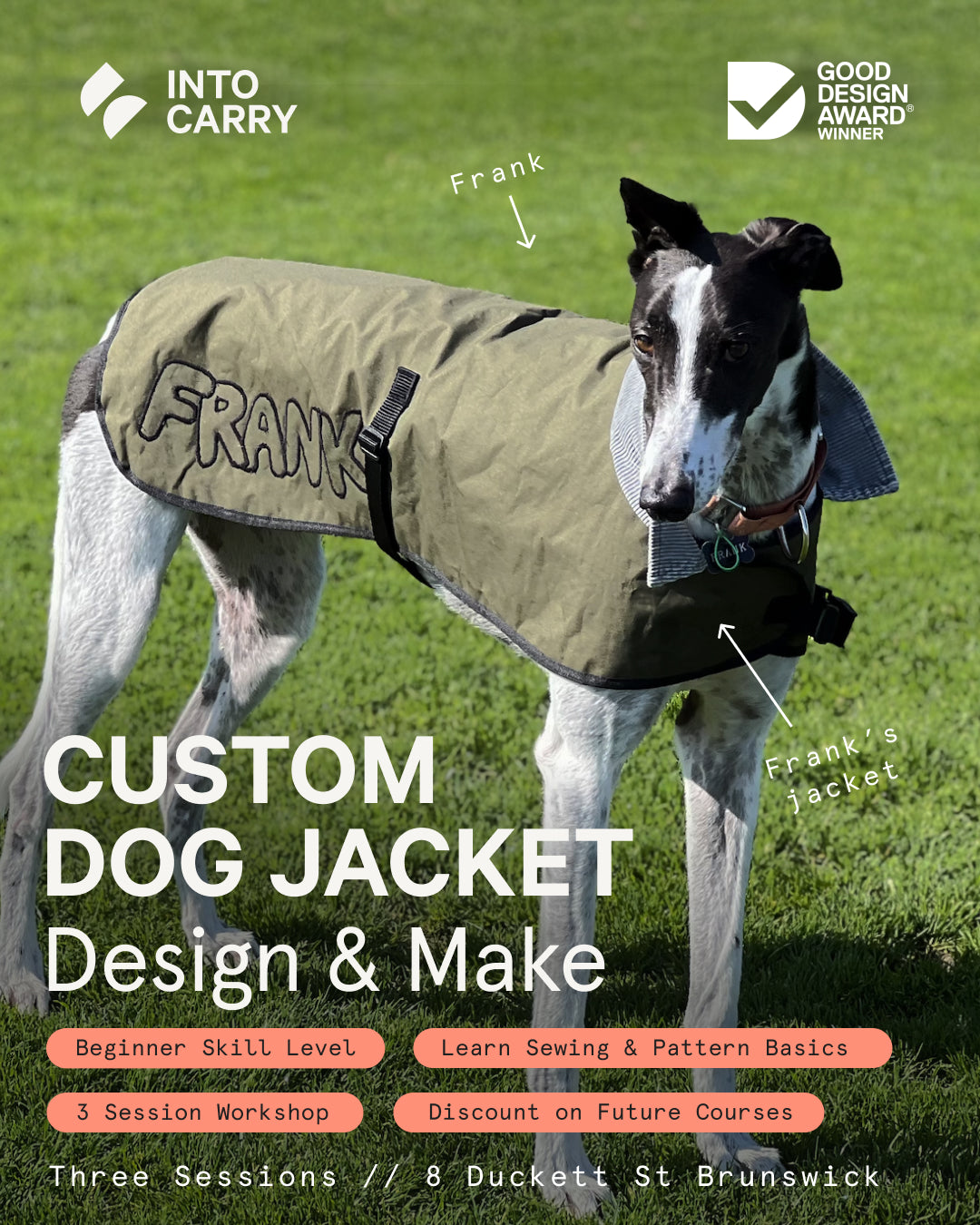 CUSTOM DOG JACKET // 3 Session Workshop