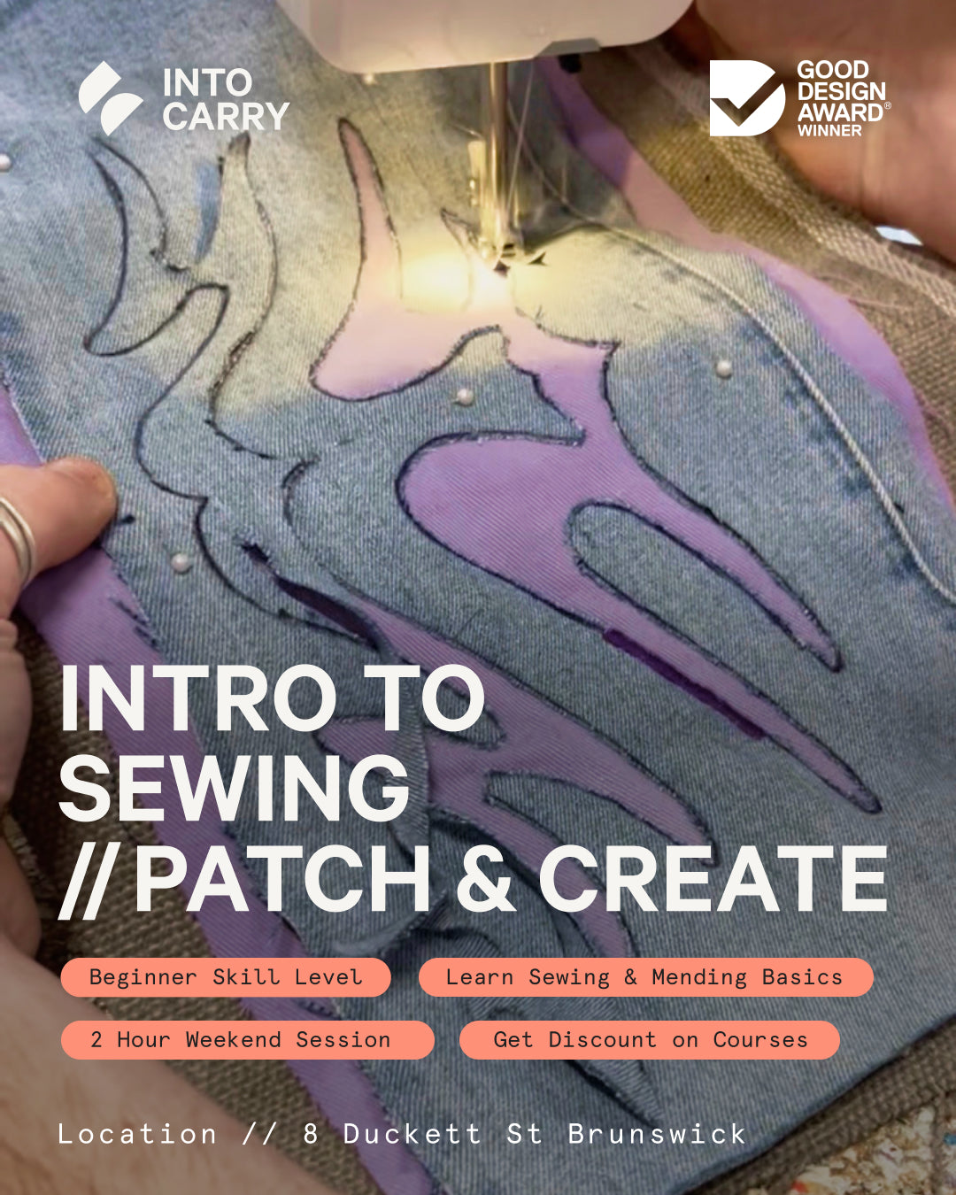 Intro to Sewing // Sew & make custom patches (new)
