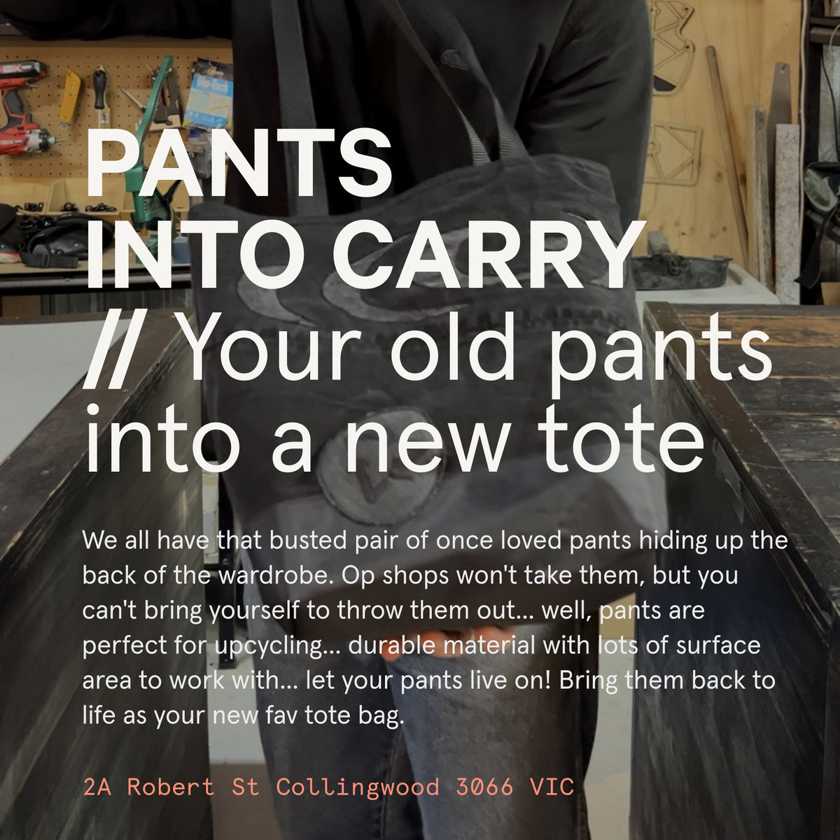 PANTS INTO CARRY // Your fav pants into your fav bag