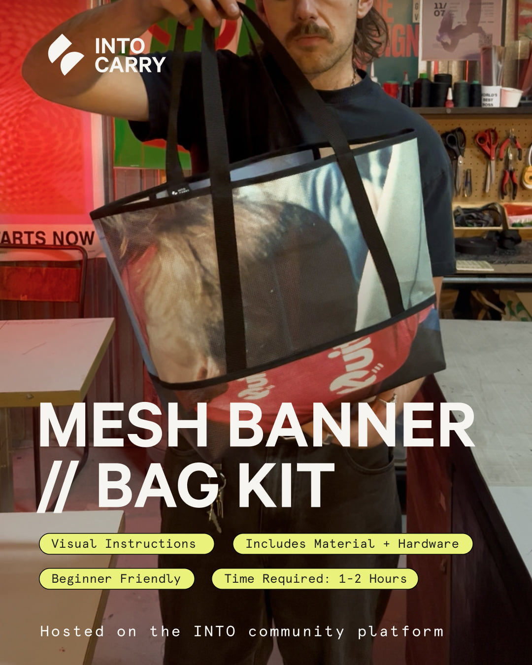 Mesh Banner // BAG KIT