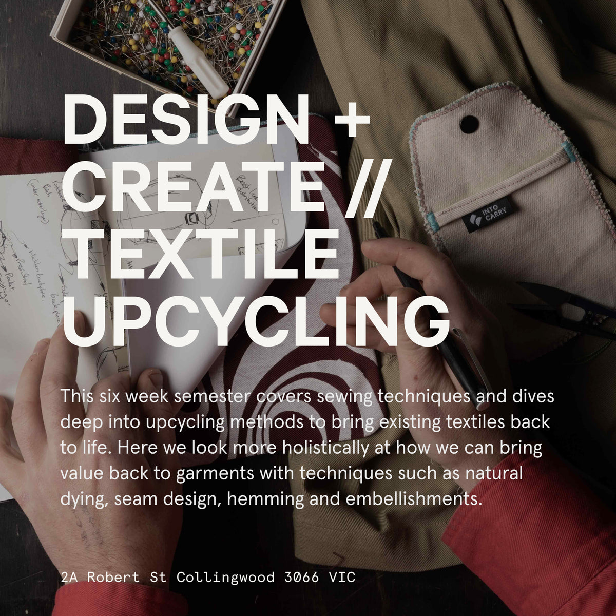 DESIGN + CREATE // Textile Upcycling