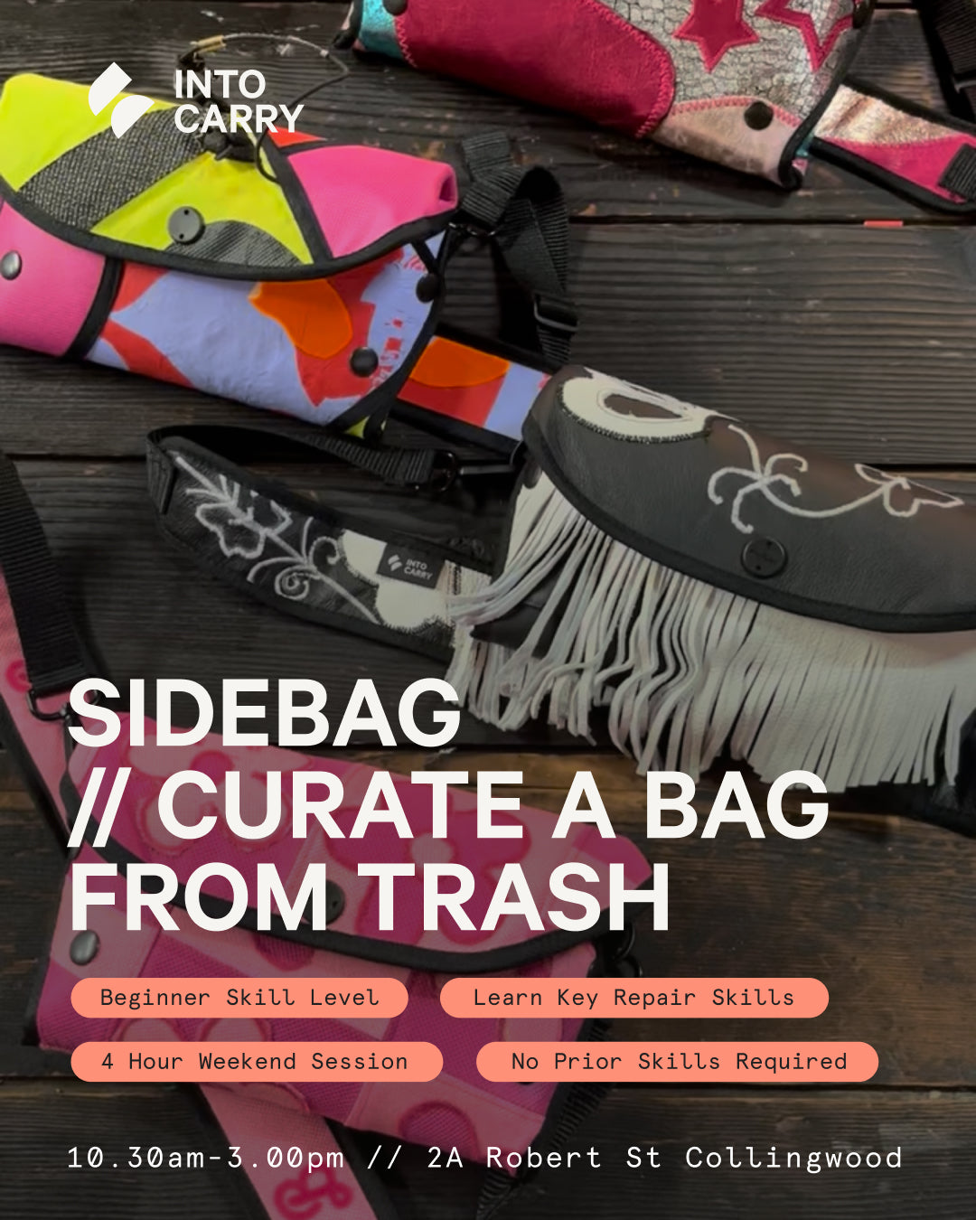Custom Sidebag // 4 Hour Bag Design