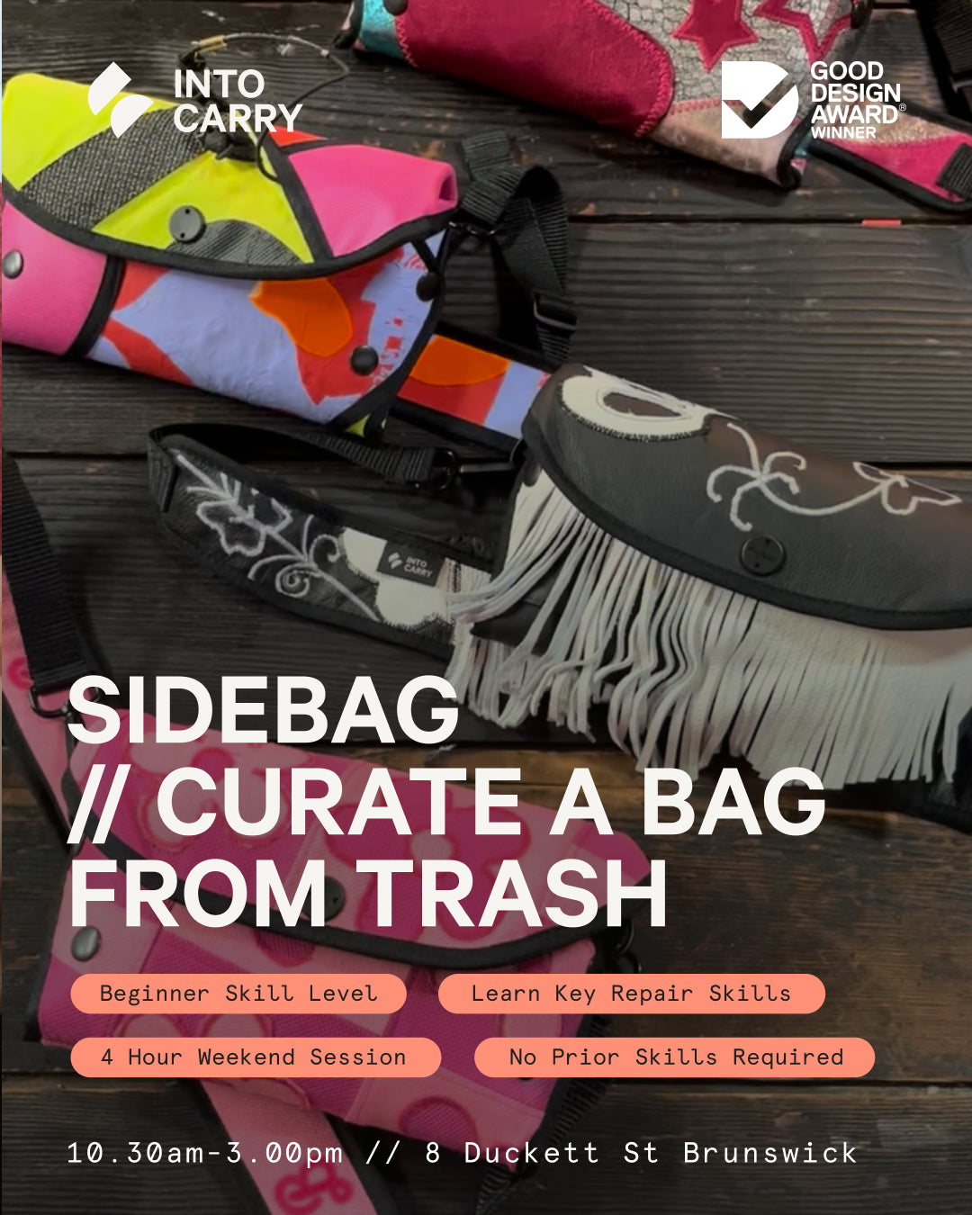 Custom Sidebag // Half Day Workshop