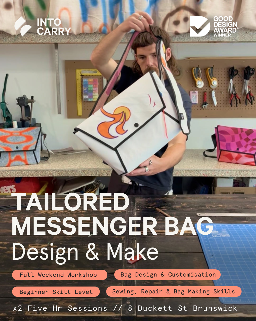 MESSENGER BAG // Two Day Workshop