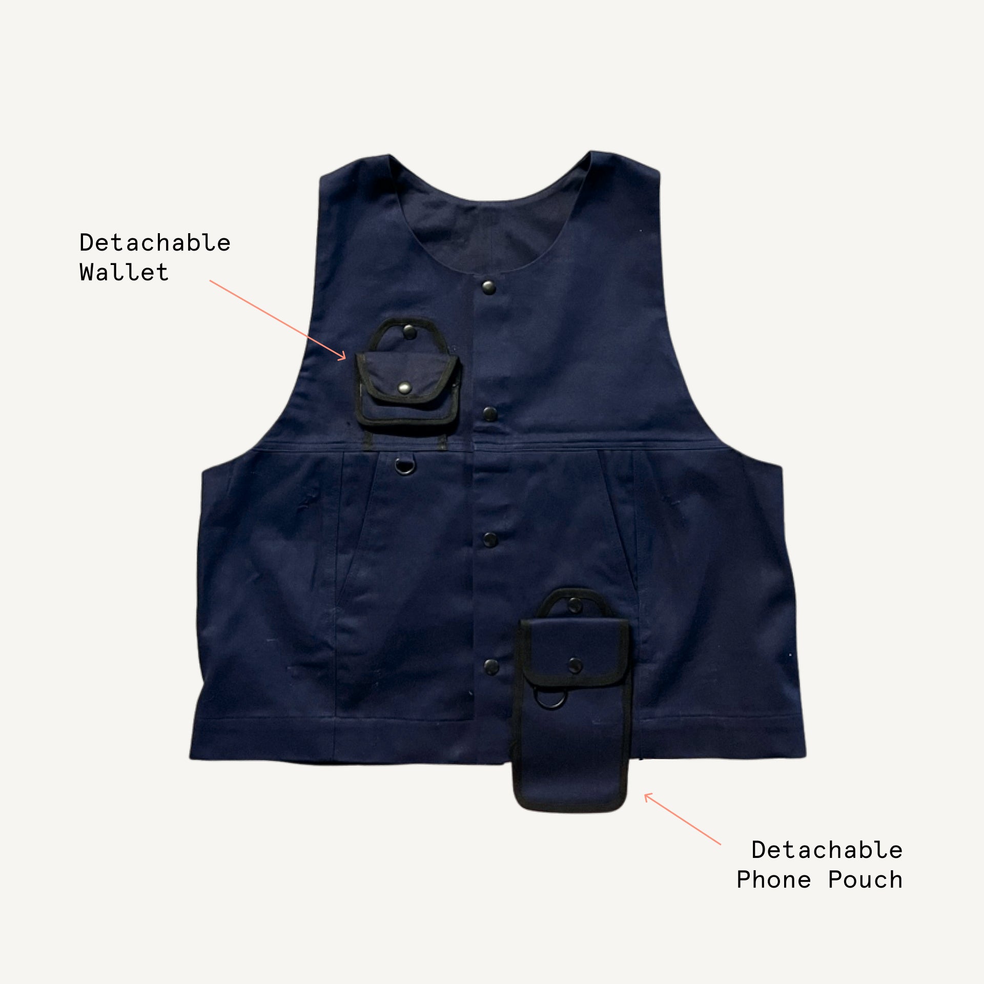 VEST // Navy